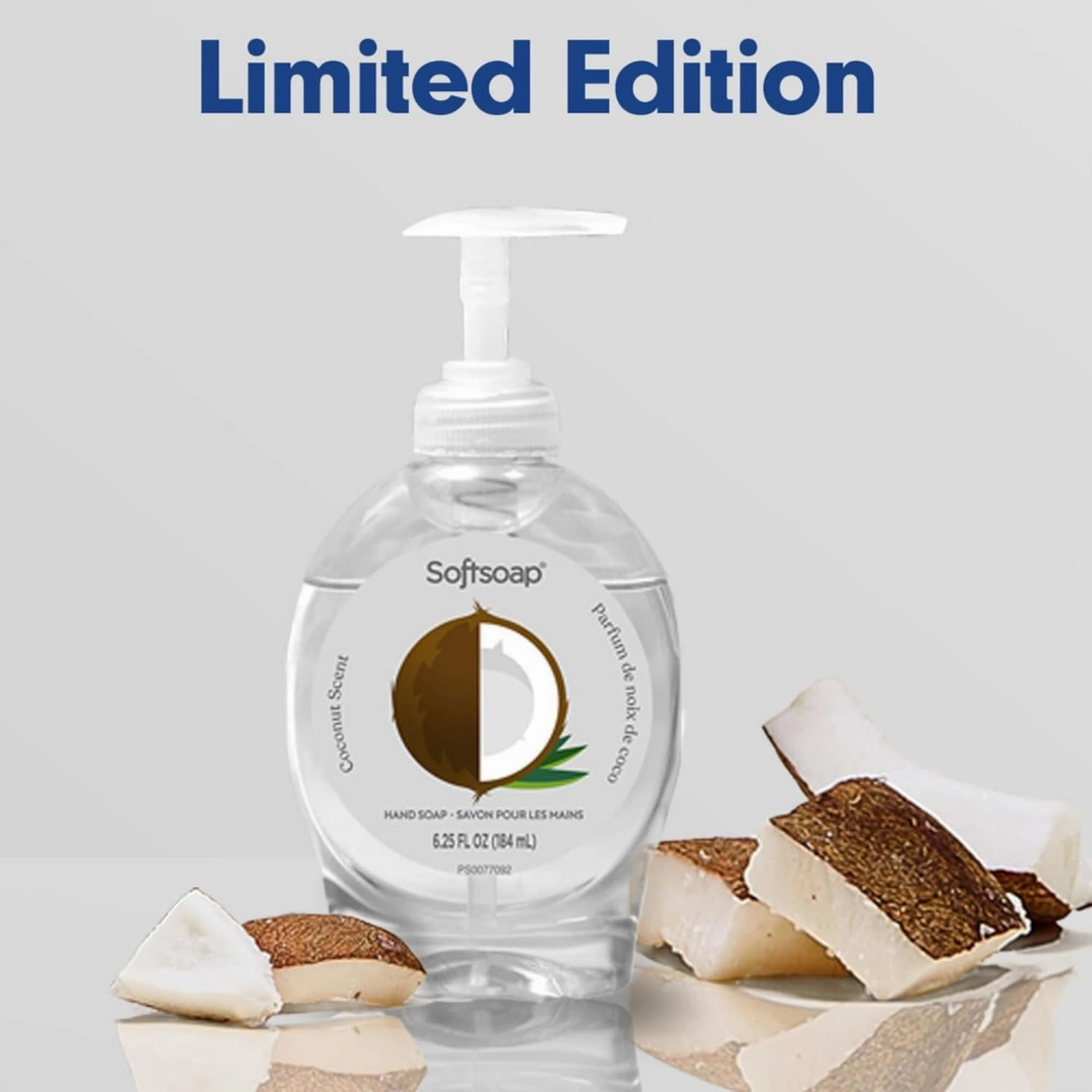 SoftSoap Liquid Hand Soap with Pump, Limited Edition Summer Scents, 6.25 Fl Oz, 6 Pack (Coconut)