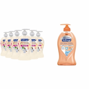 Softsoap Warm Vanilla & Coconut Milk Scent Liquid Hand Soap, Moisturizing Liquid Hand Soap & Antibacterial Liquid Hand Soap, Crisp Clean Scent Hand Soap, 11.25 Ounce, 6 Pack