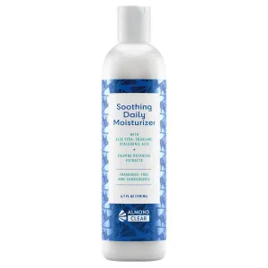 Soothing Daily Moisturizer | Lightweight Hydrating Moisturizer for Acne-Prone Skin on Face and Body | Mandelic Acid, Aloe Vera, Squalane, Hyaluronic Acid & Botanical Extracts | 6.7 oz
