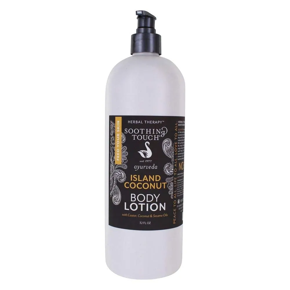 Soothing Touch, Island Coconut Body Lotion, 32 oz