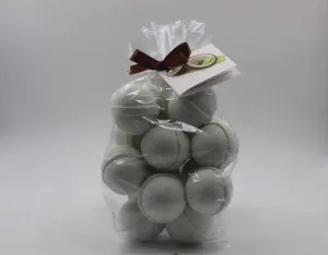 Spa Pure Coconut Lime Verbena - 14 Bath Bomb Fizzies, bath melts, 1 oz gum drop shape - loaded with Shea, Mango & Cocoa Butter - Ultra Moisturizing - Great for Dry Skin