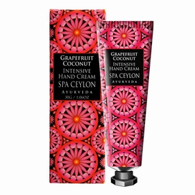 Spa Ceylon Luxury Ayurveda Grapefruit Coconut Intensive Hand and Nail Cream, Natural Moisturizing Treatment with Pure Essential Oils Aromatherapy, 30 Grams