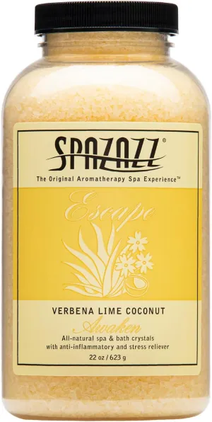 Spazazz 7377C Spa and Bath Crystals, Lime Coconut, 22 Ounce