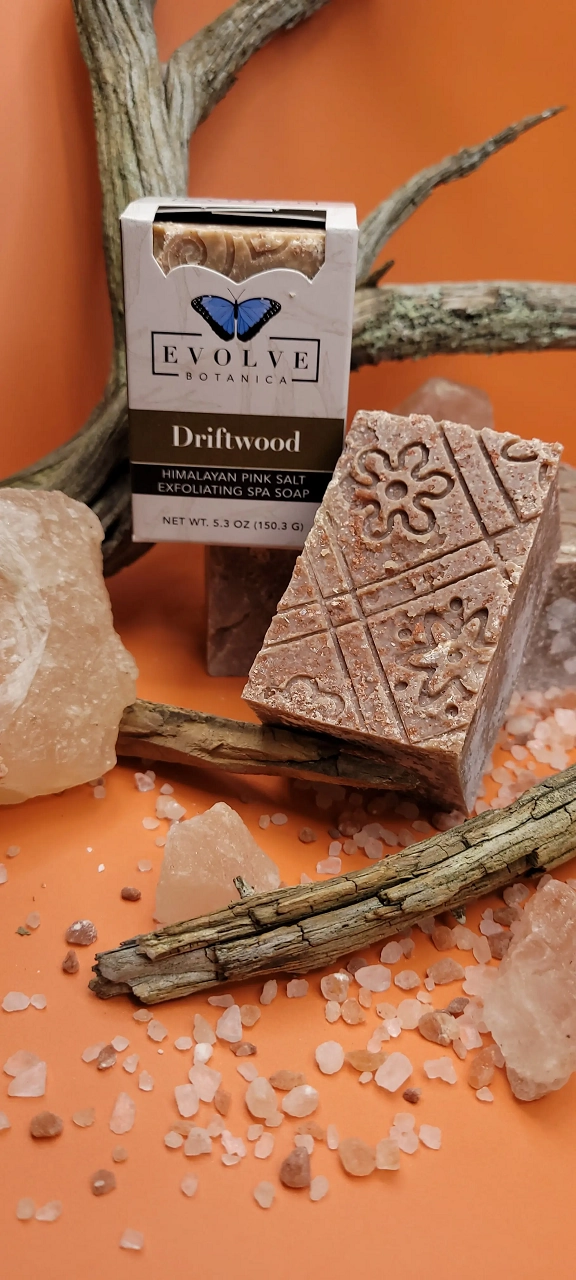 Specialty Soap - Driftwood Salt Bar by Evolve Botanica Co