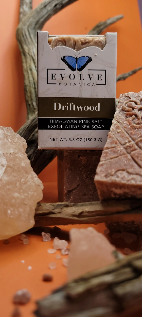 Specialty Soap - Driftwood Salt Bar by Evolve Botanica Co