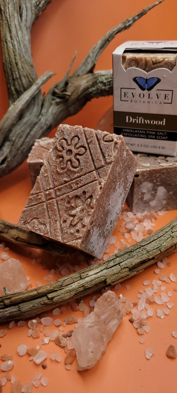 Specialty Soap - Driftwood Salt Bar by Evolve Botanica Co
