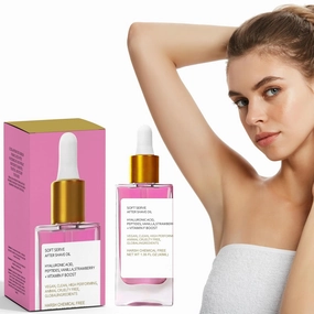 Strawberry After Shave Oil for Women & Men, 40ml Hydrating Shave Oil with Lavender & Coconut Oil, Prevents Ingrown Hairs & Razor Burns, Soothing Post-Shave Treatment for All Skin Types