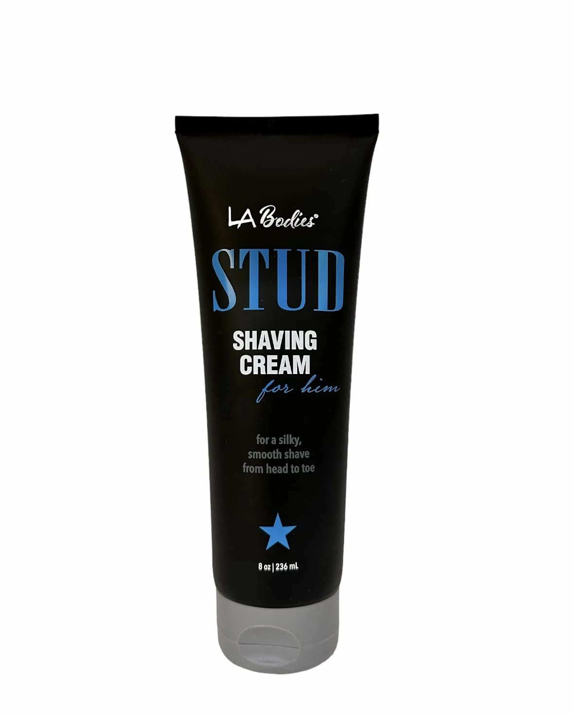 STUD Men's Shaving Cream with Aloe Vera, Coconut Oil, and Natural Ingredients, Non-Irritating Shaving Cream for Men – Skin Feeling Clean, Smooth, and Soft, 8 fl. oz (236 mL) – Made in USA