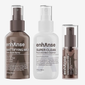 Super Clean Face Mist, Under Eye Gel, & Mattifying Milk Anti Shine Matte Spray Form Men & Women