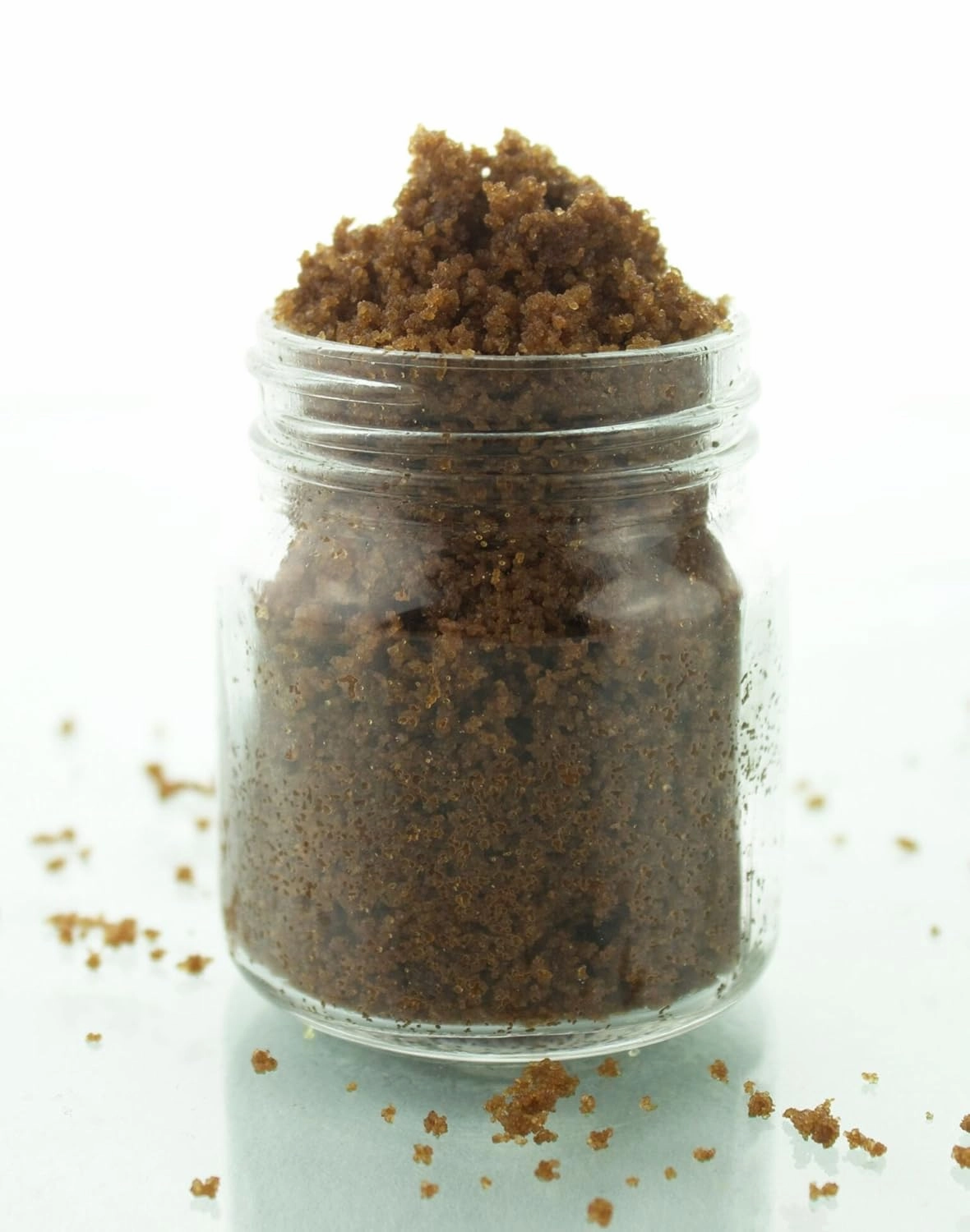SVASTHYA BODY & MIND Organic Cocoa Sugar Scrub - Renew, Exfoliate, Moisturize & Nourish Skin, Increases Collagen for Glowing Skin, Vitamin E, Almond Coconut Oil - VEGAN, Made In The USA, 20 oz