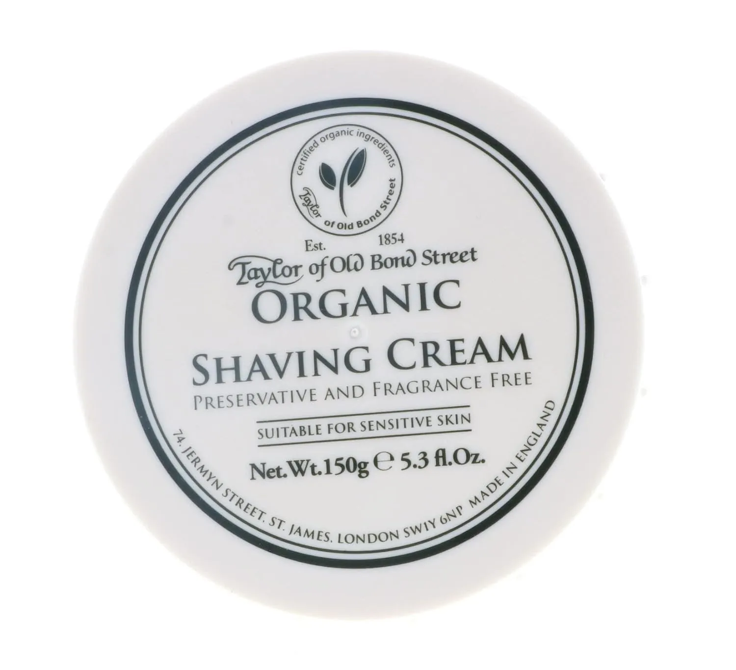 Taylor of Old Bond Street Natural Shaving Cream Bowl, 5.3 Ounce