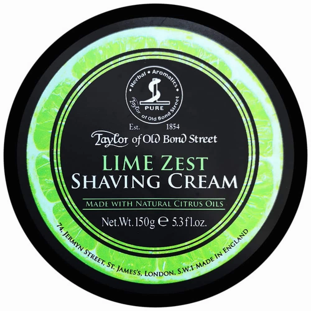 Taylor of Old Bond Street Premium Wet Shaving Cream Bowl 5.3 oz. (150g) - Lime Zest