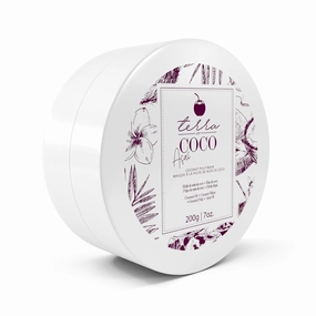 Terra Coco Açai Mask | Vegan | Moisturizing and Nourishing Line for Bleached or Depigmented Hair | Ideal for Extremely Dry and Worn Damaged Hair | Removes Dead Cells | 7.0 oz