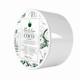 Terra Coco Verde Mask | Vegan | Moisturizes and Nourishes | Ideal for Extremely Dry and Worn Hair Damaged by Sun or Chemicals| Removes Dead Cells | Acts as a Sunscreen | 7.0 oz
