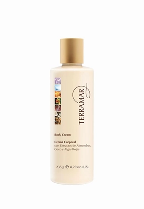 Terramar Body Cream - Hydrating Moisturizer with Almond, Coconut & Red Algae Extracts - Nourishes and Softens Skin, Daily Body Lotion