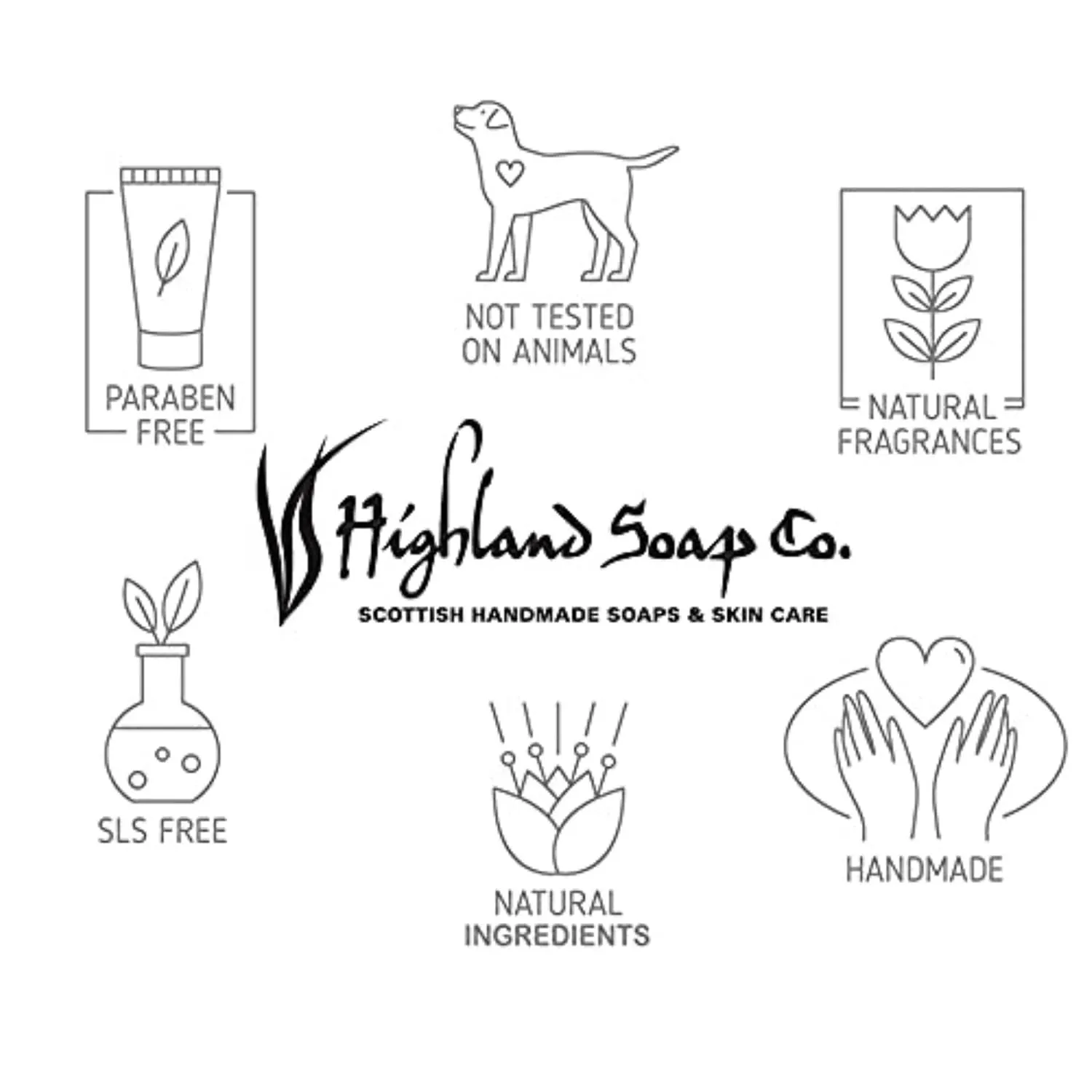 The Highland Soap Company, Organic Aloe Vera Hand Wash, Gardeners', 10oz Bottle (Pack of 1)