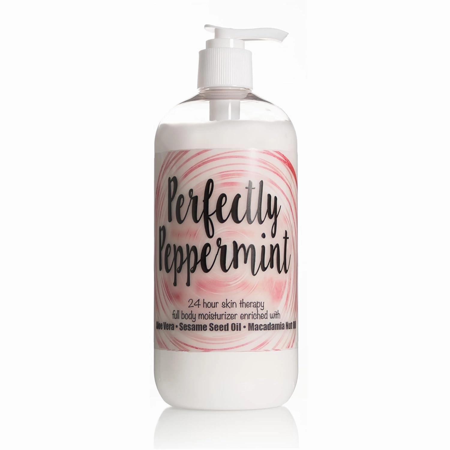 The Lotion Company 24 Hour Skin Therapy Lotion – Peppermint Scented Full Body Moisturizer with Aloe Vera, Paraben-Free, Soothing & Hydrating for Sensitive Skin, Made in USA, 16 oz Body Lotion