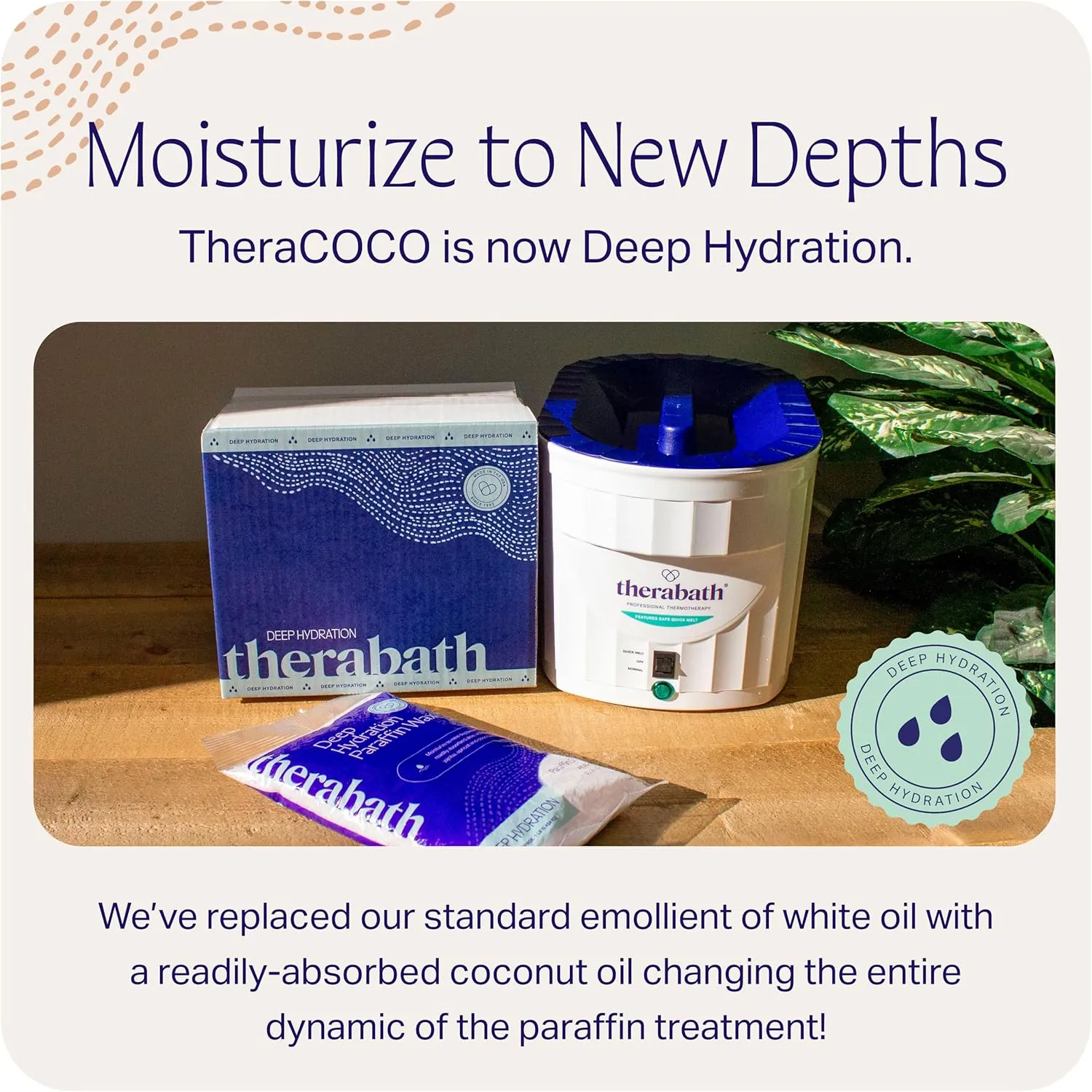 Therabath Deep Hydration Paraffin Wax Bath Refills - Wax Beads - to Relieve Discomfort, Stiff Muscles, Dry Skin - with Coconut Oil, Vitamin E, & Aloe - Made in The USA, 6 lb. Orange Blossom