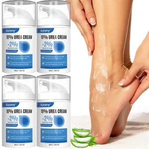 This 10% urea cream with salicylic acid softens rough hand/foot skin, soothes dryness with allantoin and aloe, and forms a hydrating barrier with hyaluronic acid and glycerin,
