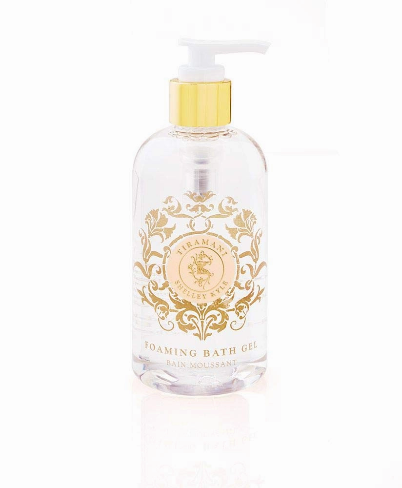 Tiramani All-Natural Foaming Bath Gel with Shea Butter, Nourishing, Moisturizing Bath Gel, 250ml