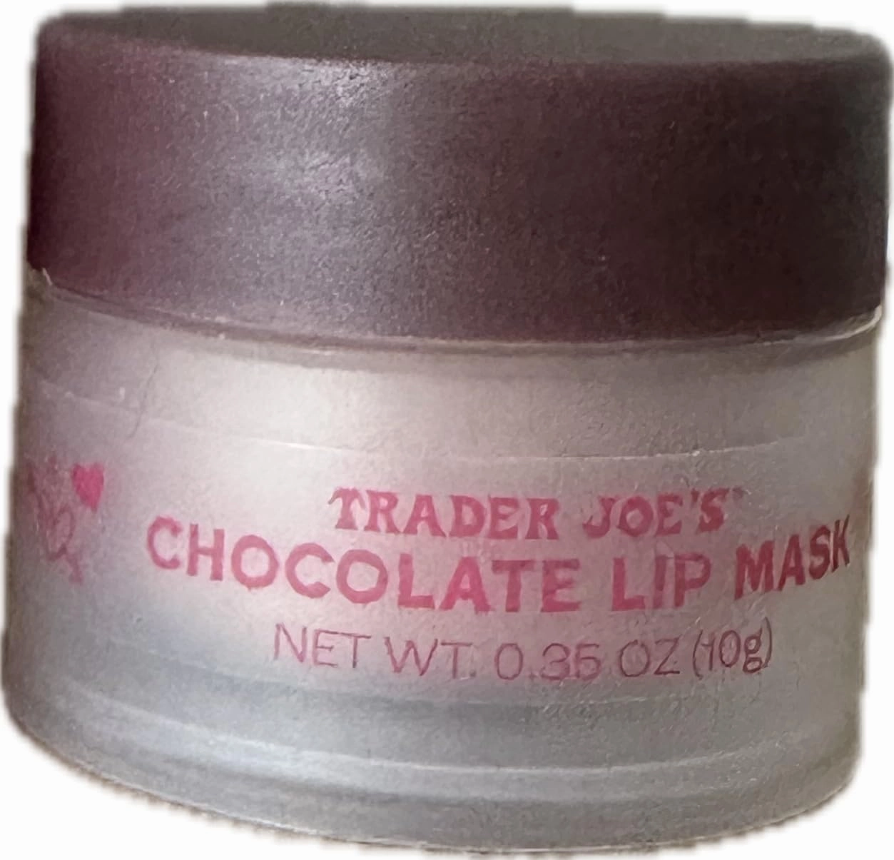 Trader Joes Chocolate Berry Lip Mask Duo - 0.35 oz each