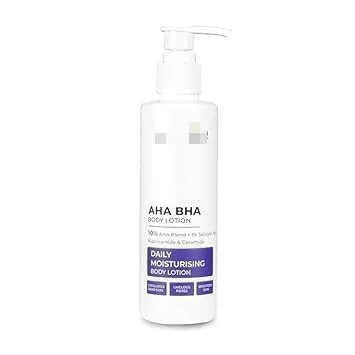 tubees Body Lotion with 10% AHA, 1% Salicylic Acid, Niacinamide, Ceramide