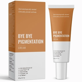 TV Bye Bye Pigmentation Cream || Pigmentation Cream for Women/Men with Niacinamide, B-White, Lime Pearl, OA Hidroxitirosol LD & Tyrostat - 20G