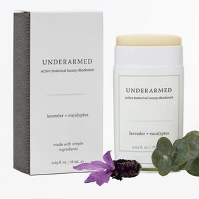 Underarmed Lavender   Eucalyptus Aluminum-Free Deodorant, Coconut   Essential Oils, Baking Soda, Raw Honey & Mineral Salt | Non-GMO Vegan Formula For Women & Men