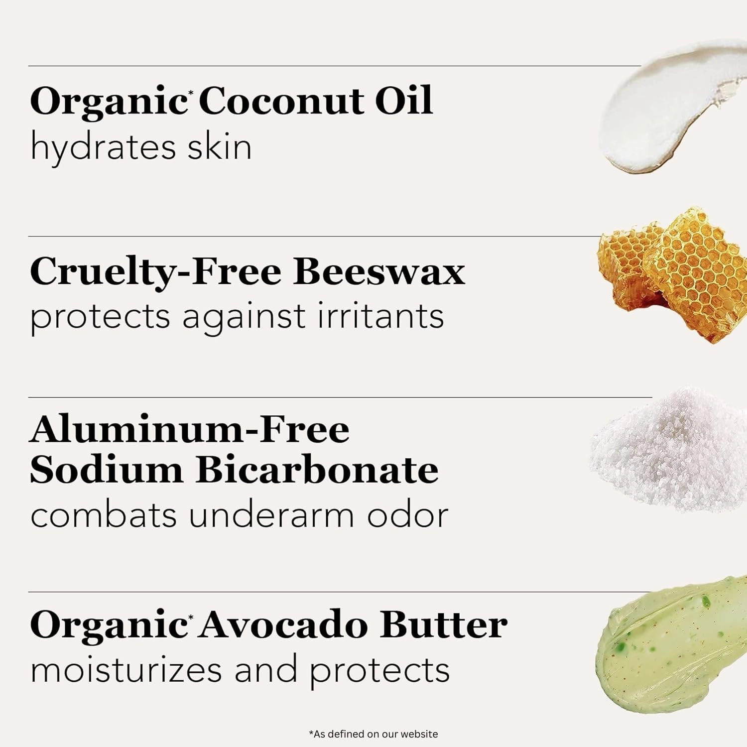 Underarmed Lavender   Eucalyptus Aluminum-Free Deodorant, Coconut   Essential Oils, Baking Soda, Raw Honey & Mineral Salt | Non-GMO Vegan Formula For Women & Men