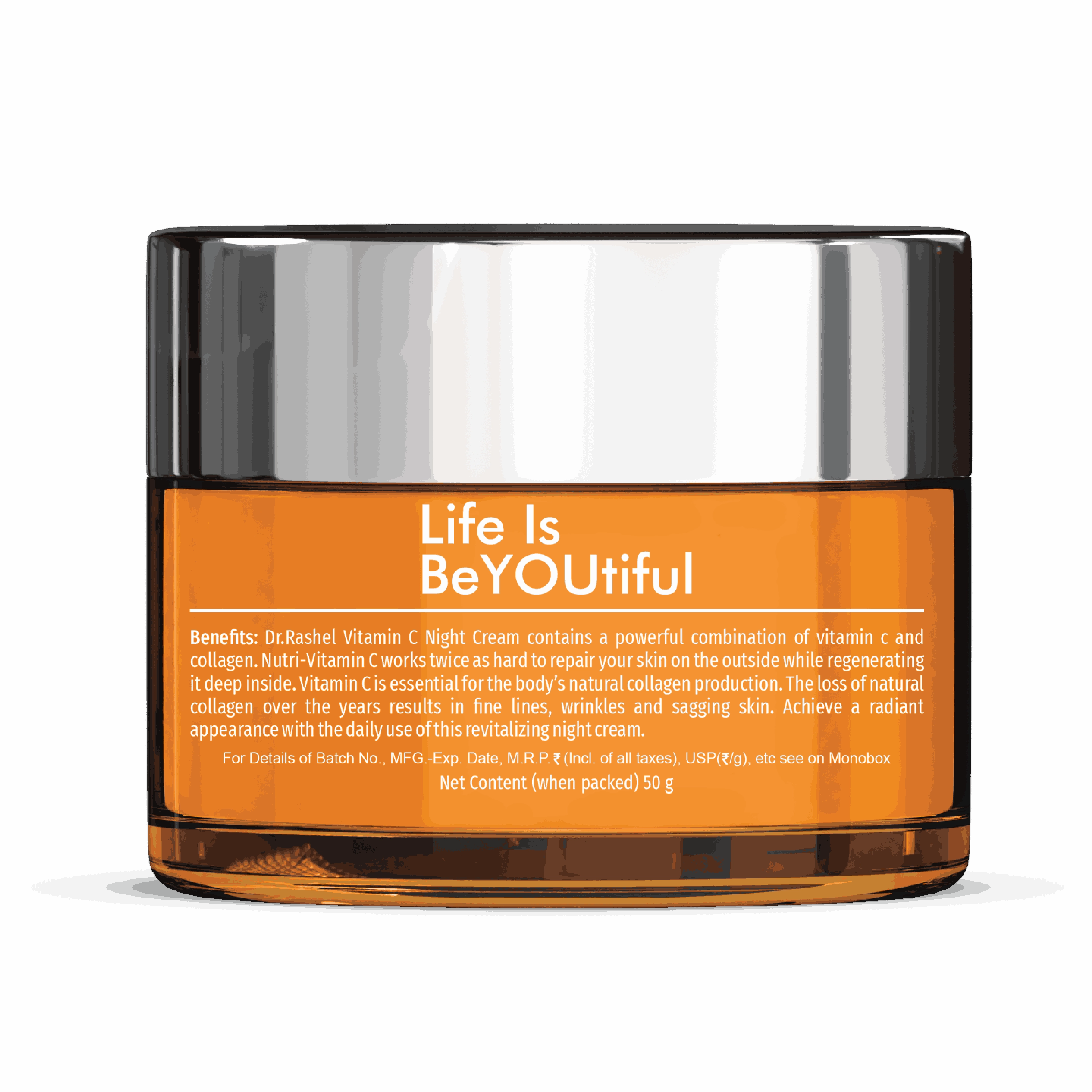 Vitamin C Night Cream - 50 Gm