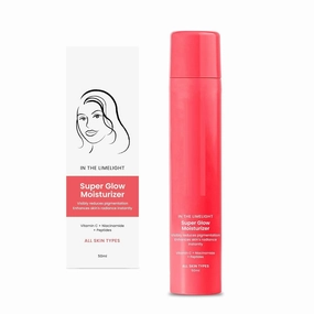 Vitamin C Super Glow Moisturizer with Niacinamide & Peptides, Visibly Reduces Pigmentation, Enhances Skins For All Skin Types, Women & Men - 50ml, Cream (Buy 2 Quantity Get 1 Quantity Free)