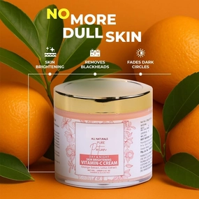 VitaminC Face cream for women ladies soft skin brightening moisturizer cream for smooth skin Glowing Skin Reduces Pigmentation and Dark Spots 100g