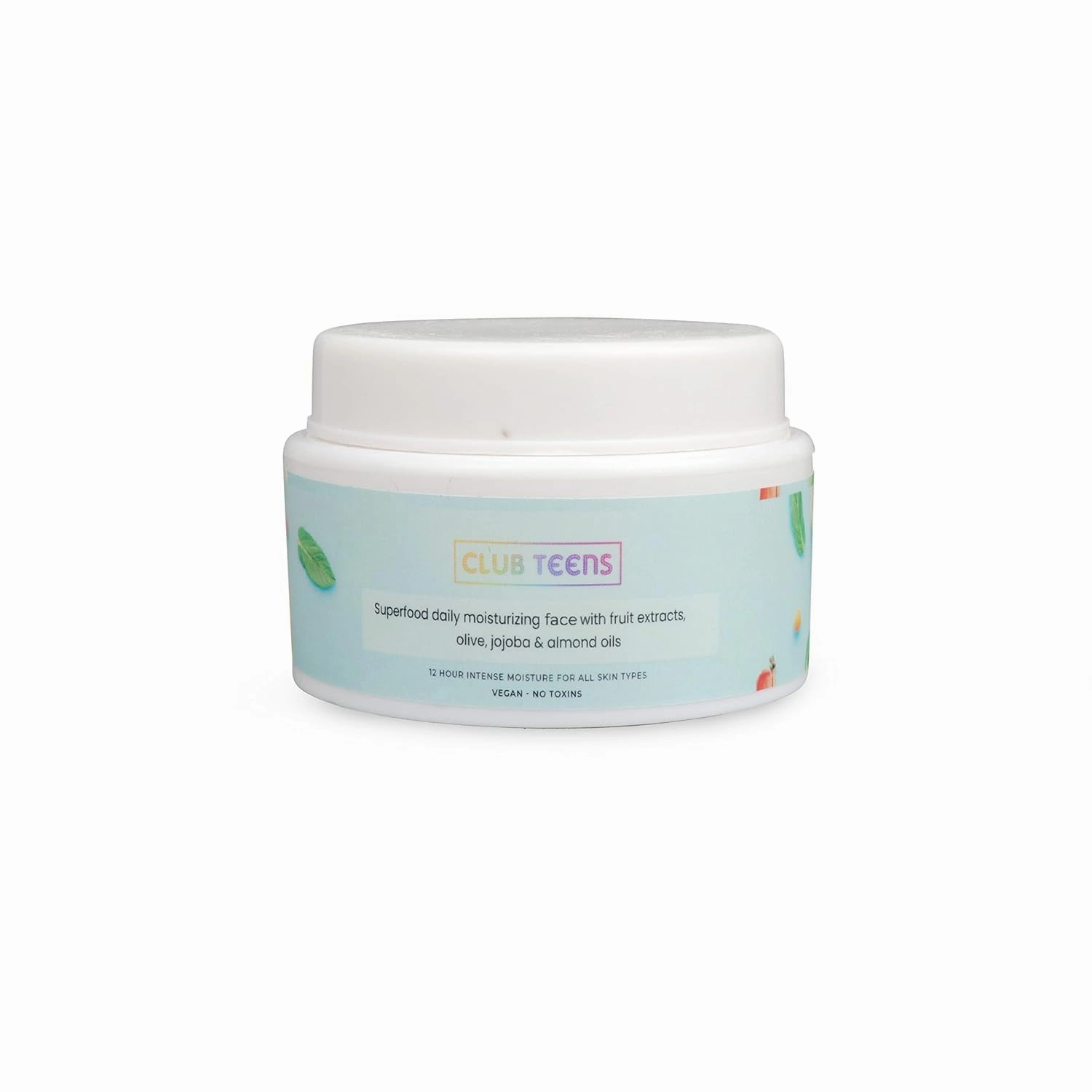 VIVA Vegan Face Moisturizing Cream, Designed for Teenagers, With Rejuvenating Properties, Organic,Glycerin, Coconut Oil & Almond Oil - 50 GM