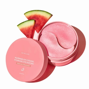Watermelon Cooling Hydrogel Under Eye Patches for Dark Circles & Puffiness Reduction | With Hyaluronic & Niacinamide | Eye Patches | Instantly Hydrates, Cools & De-Puffs | 60 Patches