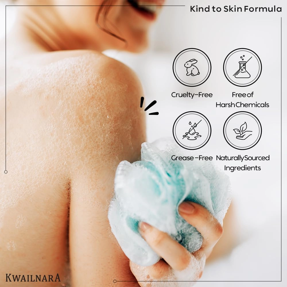 WELCOS KWAILNARA Coconut Milk Body Wash – Korean Body Wash with Coconut Extract for Hydrated, Silky Skin 560 g / 19.75 oz.