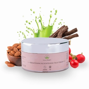 WF Brightening & Lightening Face Cream with Ginseng & Niacinamide cream (Vitamin B3) | For Dark Spots, Blemishes & Pigmentation | For All Skin Types | Men and Women | 50g