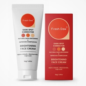 WF Dark Spot Corrector Brightening Face Cream With Alpha Arbutin & Niacinamide | Helps Reducing Dark Spots, Sun Spots, Acne Marks | For Men and Women| 30gm