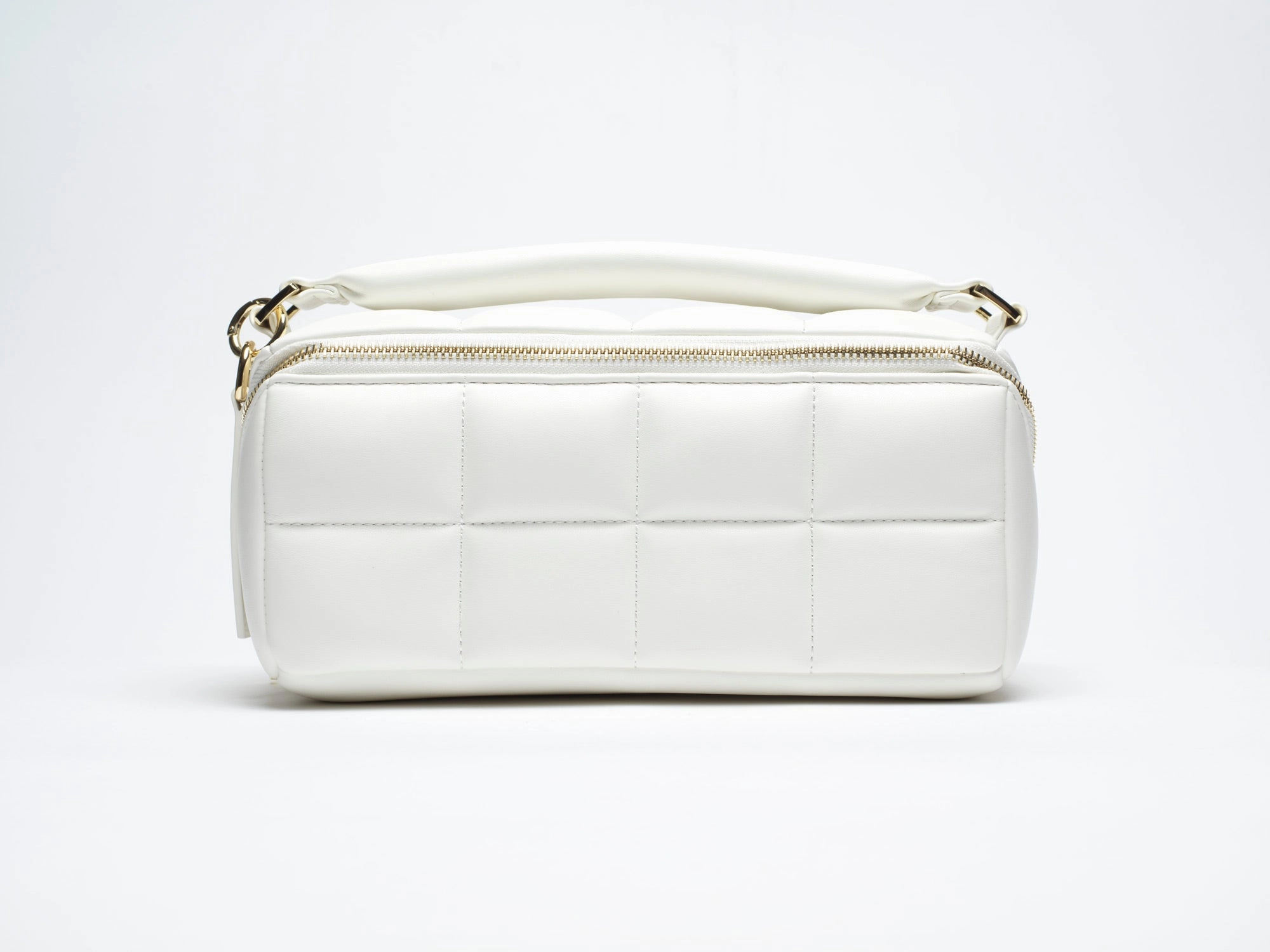 White Makeup Bag - Luxury Designer Cosmetic Case - The HOMEE