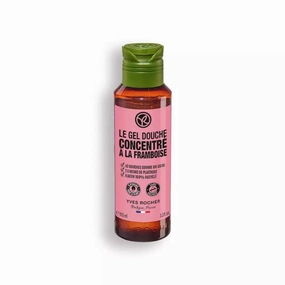 Yves Rocher Concentrated Moisturizing Raspberry Shower and Bath Body Gel - 100 ml. / 3.3 fl.oz.
