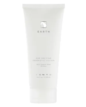 Zents Age-Defying Probiotic Body & Hand Lotion (Earth) | Moisturizing Lotion with Hyaluronic Acid & Organic Shea Butter | Nourishes & Hydrates Skin | 6.4 fl oz