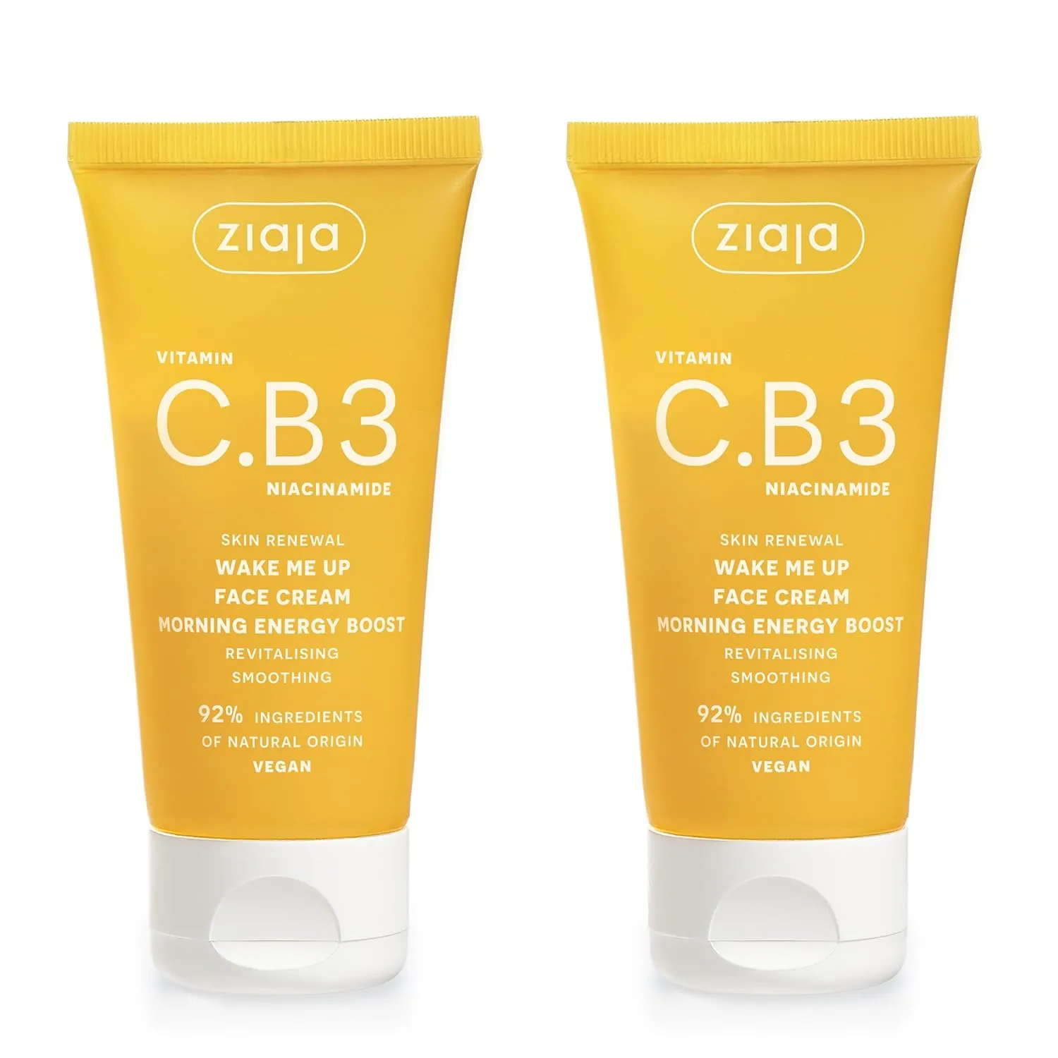 Ziaja Vitamin C.B3 NIACINAMIDE - Wake Me Up Day Cream - Pack of 2